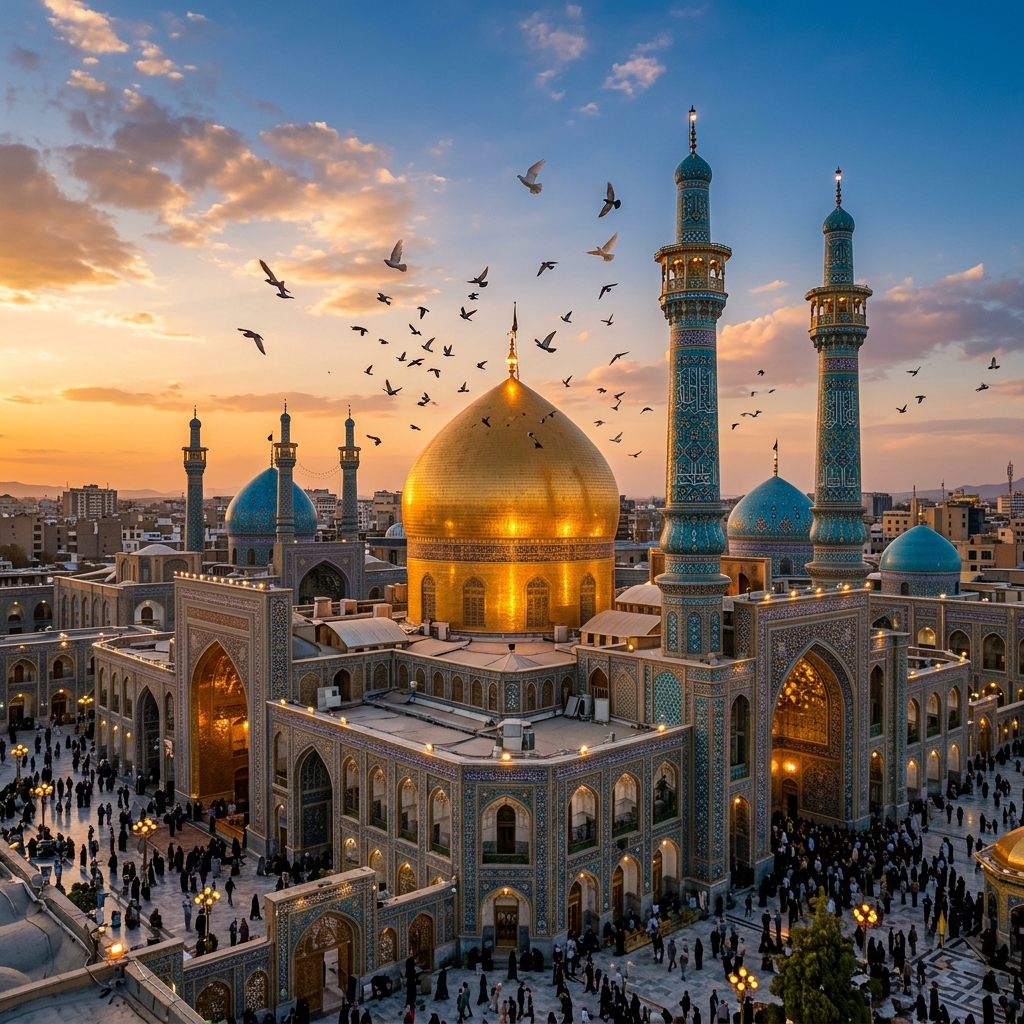 Imam Reza Shrine in Mashhad, Iran